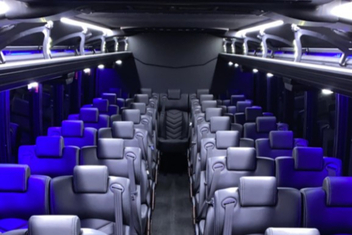 Hollywood Charter Bus Interior