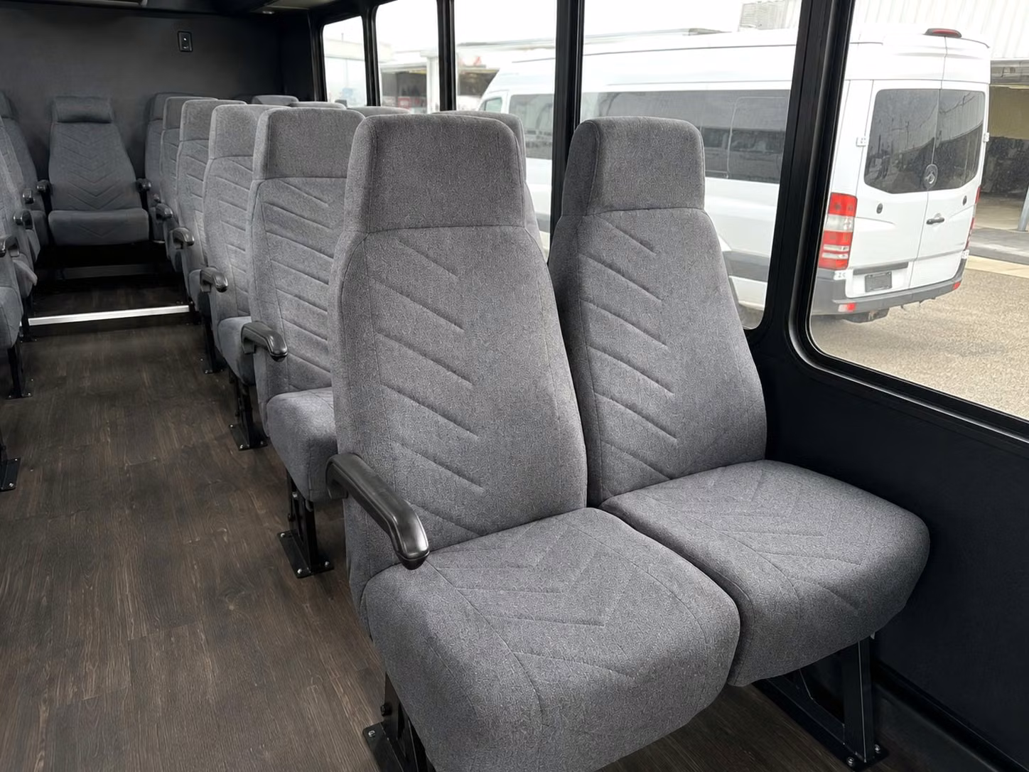 15 passenger minibus inside