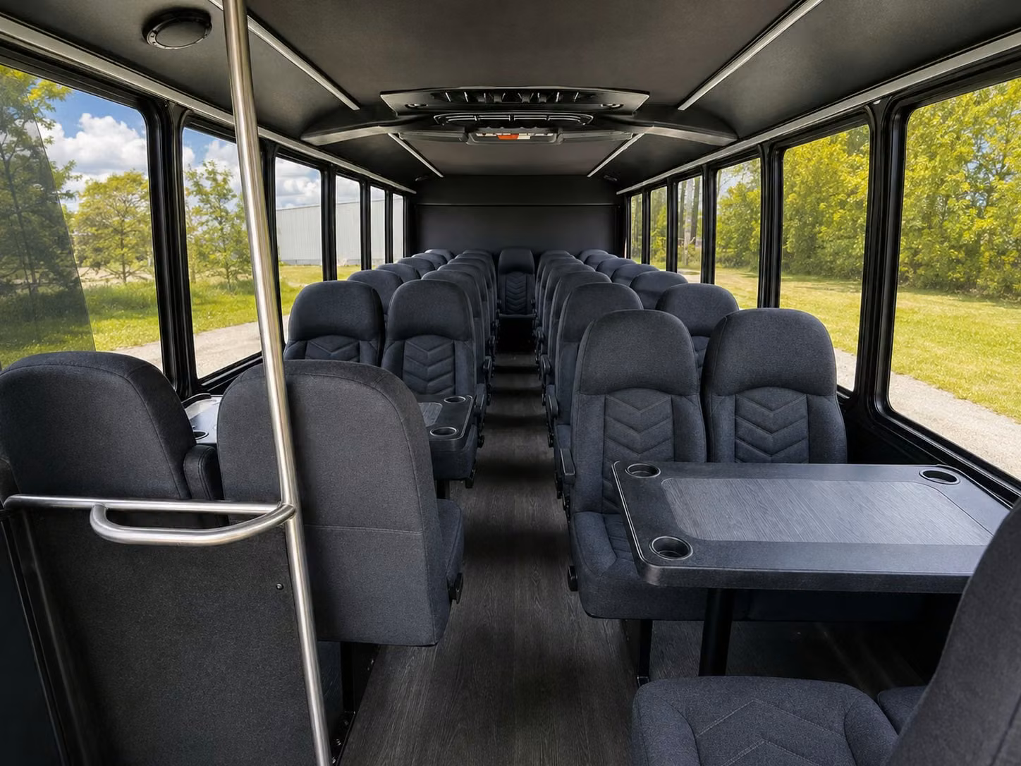 18 passenger minibus interior