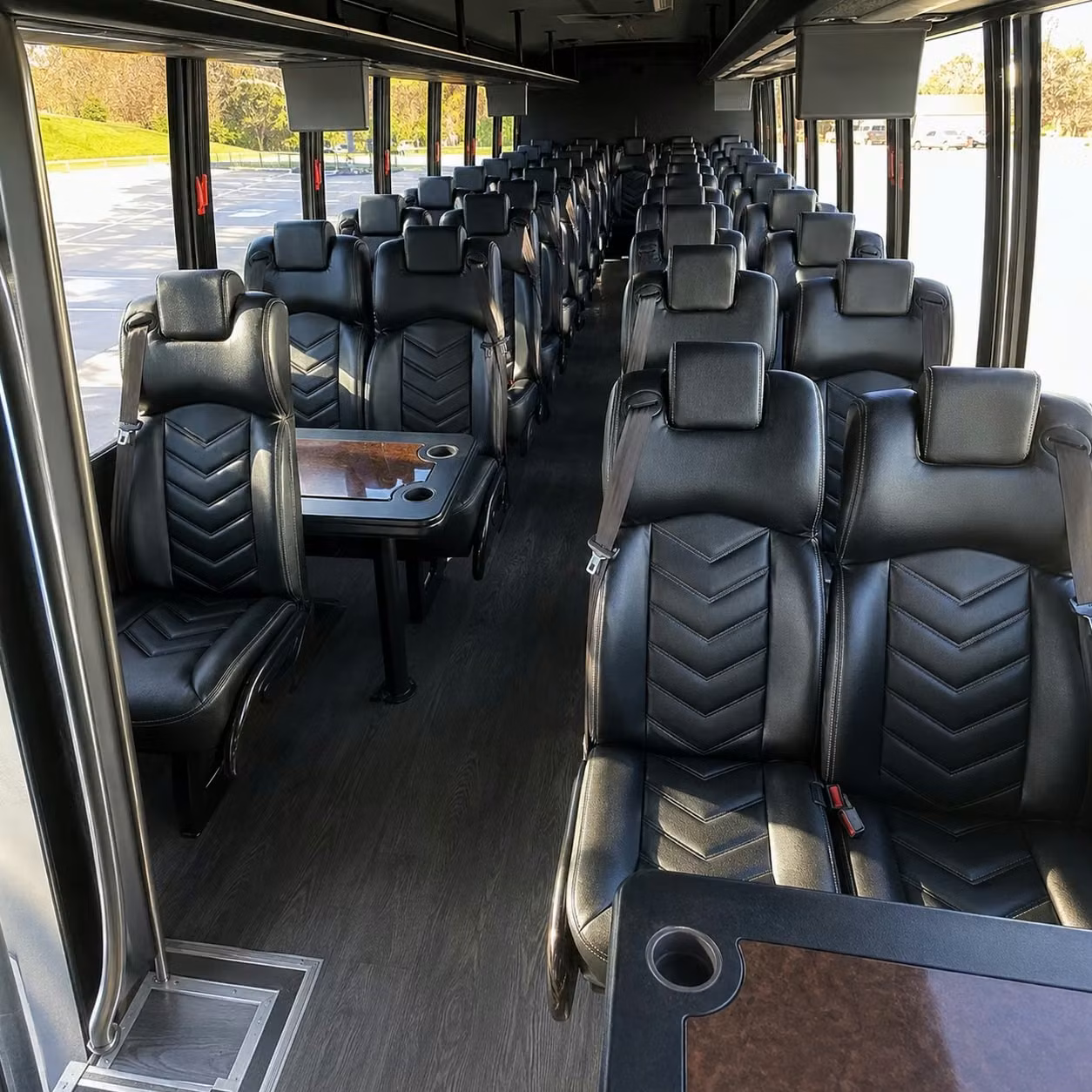 28 passenger minibus inside