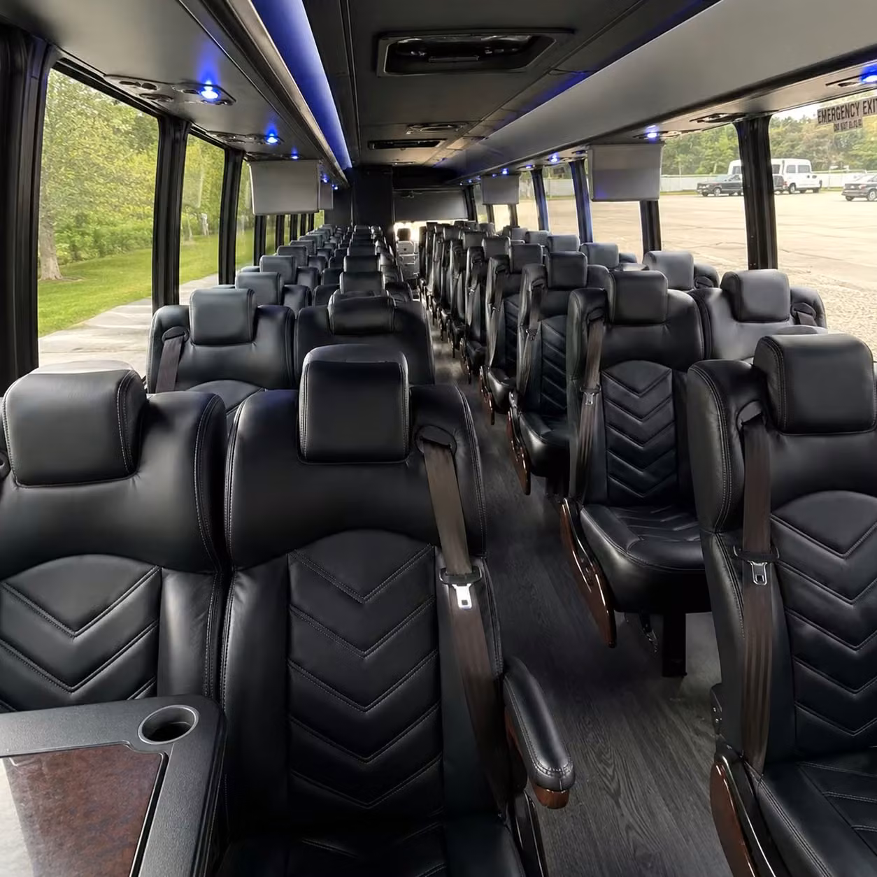 30 passenger minibus interior