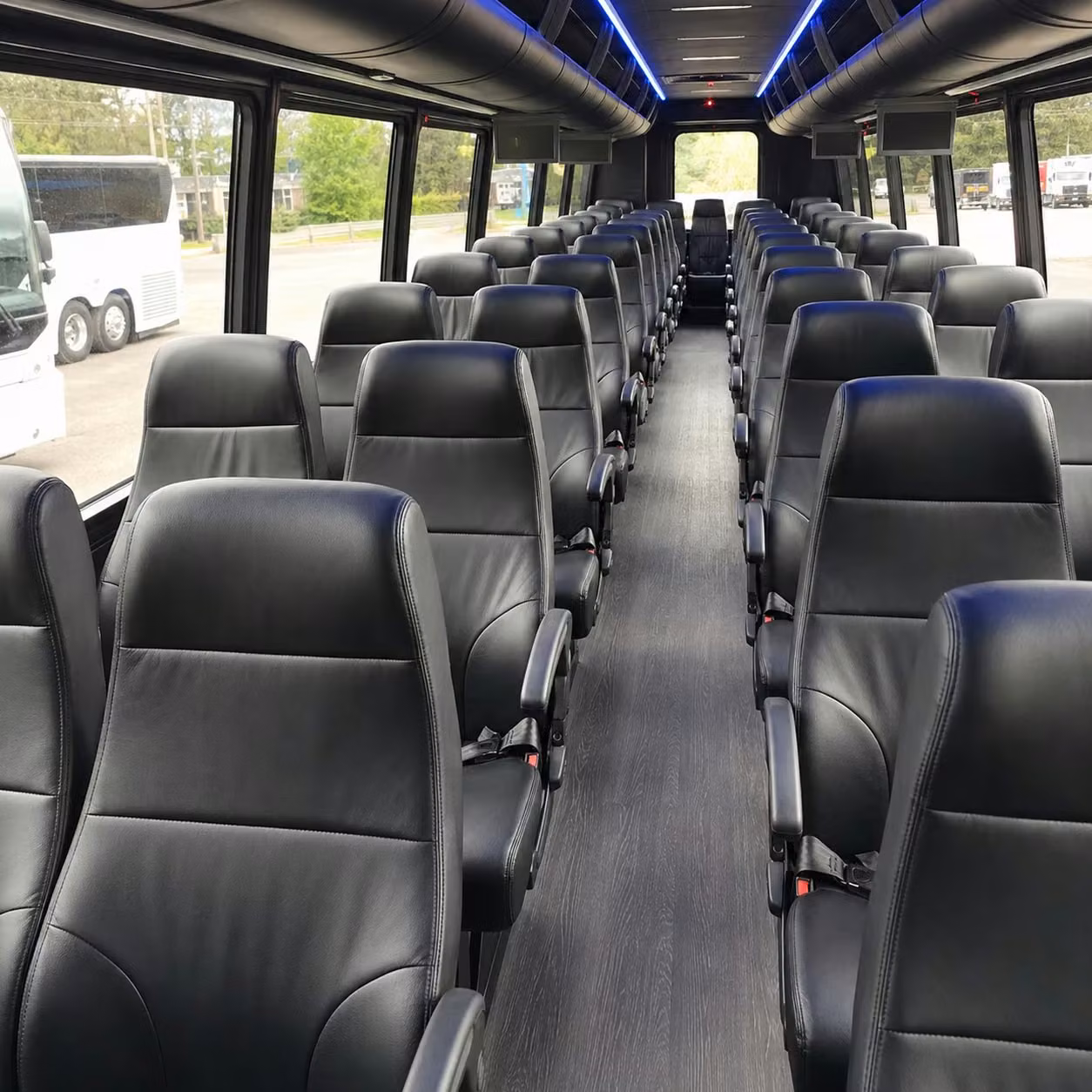 35 passenger minibus inside