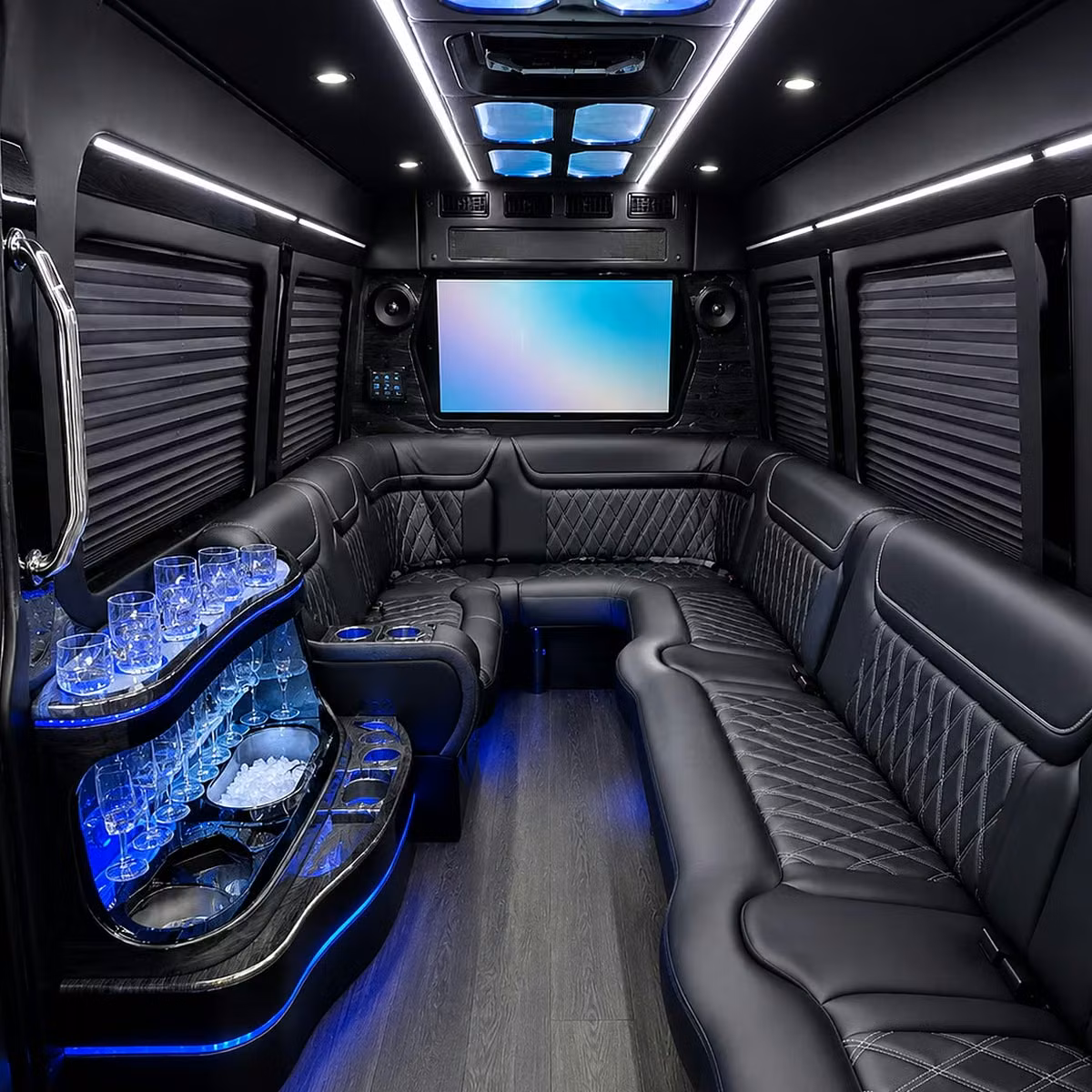 party bus interior