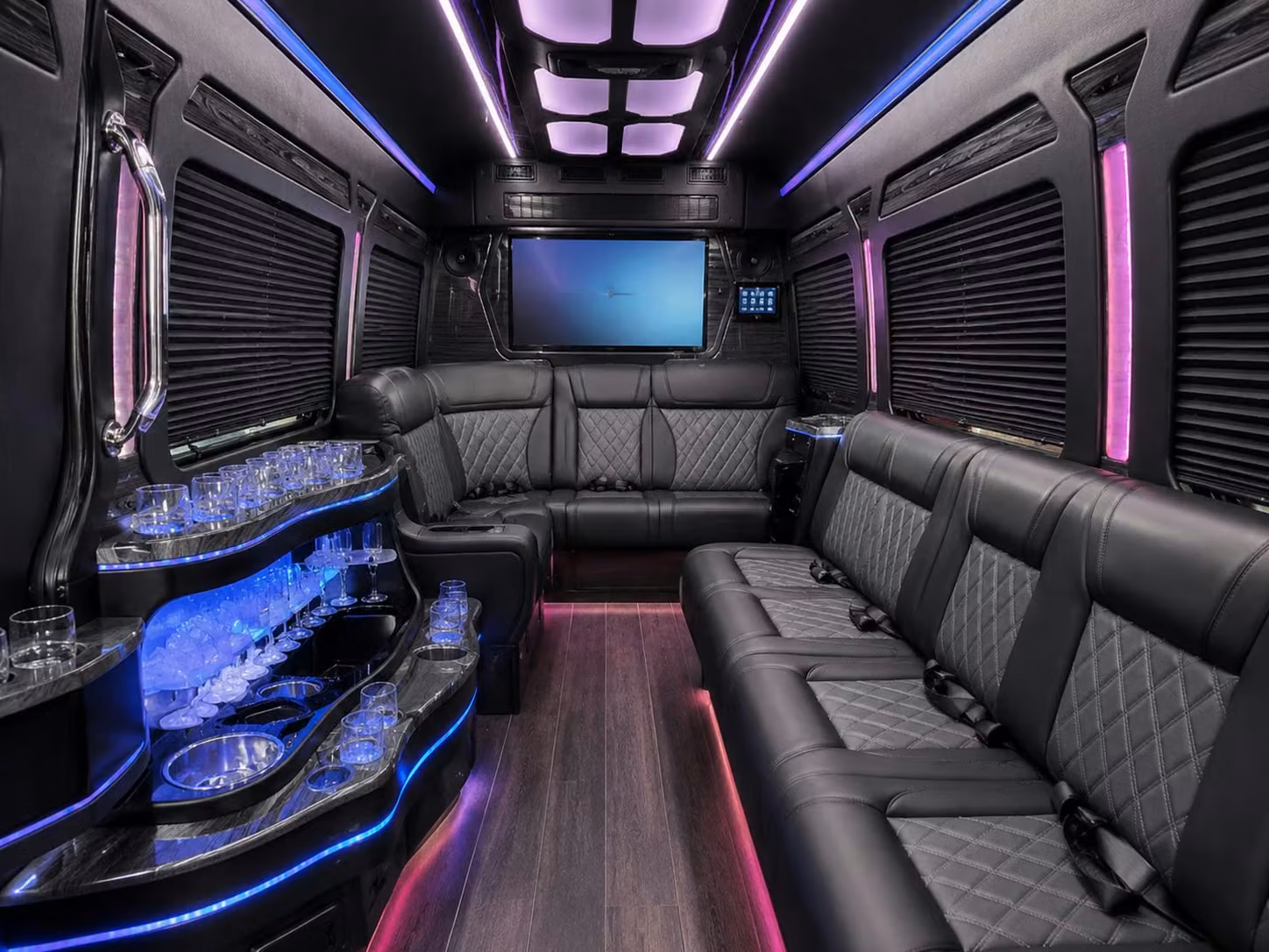 sprinter van rentals for intimate hollywood prom groups and vip arrivals