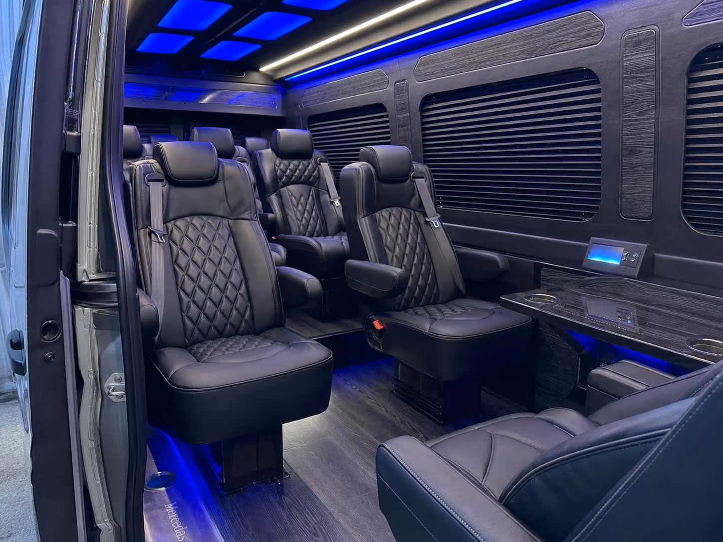 sprinter van transportation for groups and events across hollywood