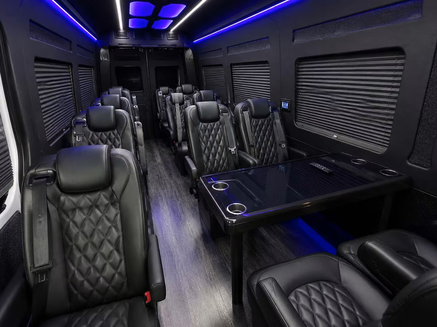 sprinter van with driver inside