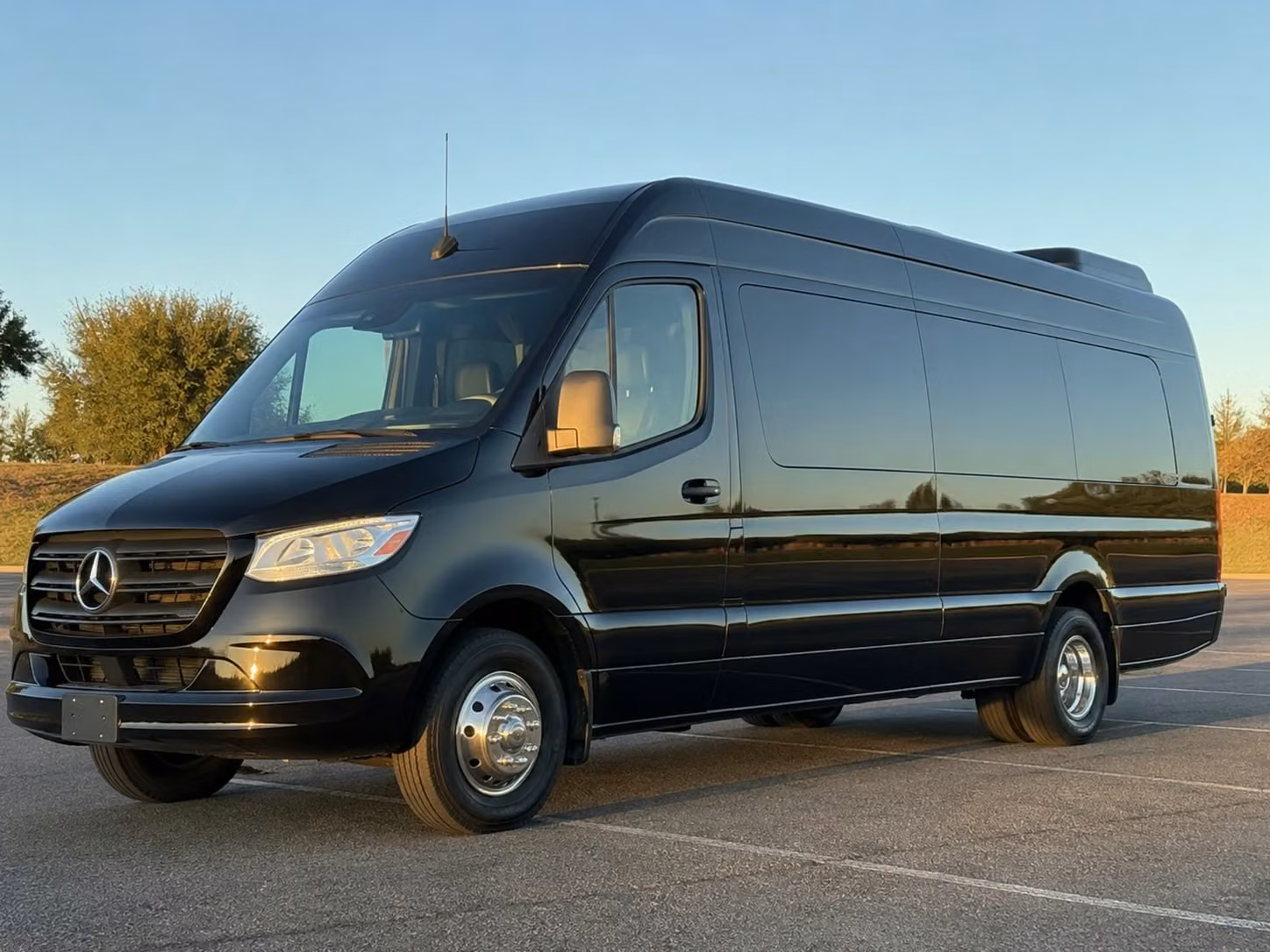 sprinter van with driver